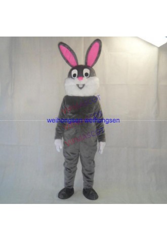 EVA Material Helmet Super soft fabric gray rabbit Mascot Costumes Unisex cartoon Apparel Cosplay 161