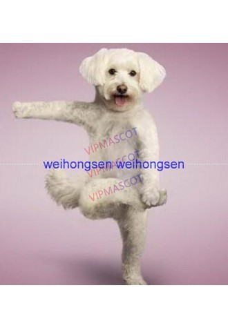 EVA Material Helmet gymnastics dog Mascot Costumes Cartoon Apparel Birthday party Masquerade 1012