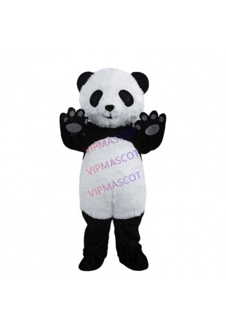 Anime Cartoon Panda Mascot Costume China Cute Panda  Advertising Animal Adult Size For Adult Dress Free Shipping