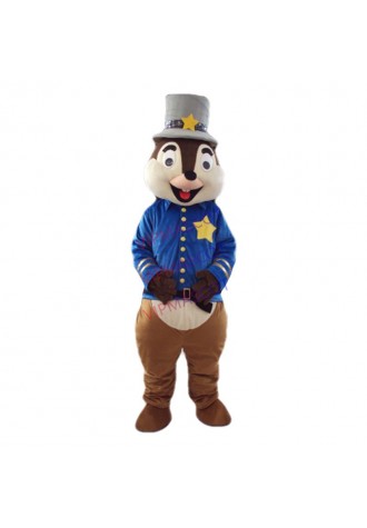 New Chipmunk Adult Mascot Costume Chipmunk With Hat Fancy Outfit Cartoon Character Party Dress Carnival Character Suit Hot sale