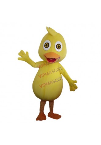 Yellow Duck Mascot Cartoon Character Mascot Costume Fancy Outfit Party Dress Adult size