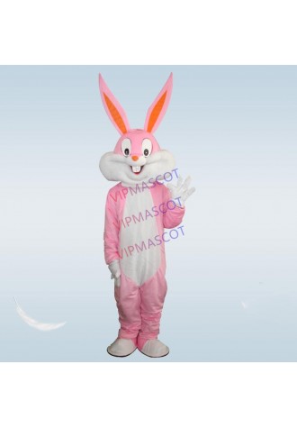 Bunny Mascot Costumes Rabbit and Bugs Bunny Adult mascot Rabbit Cartoon Character Costumes Mascot fancy dress Halloween