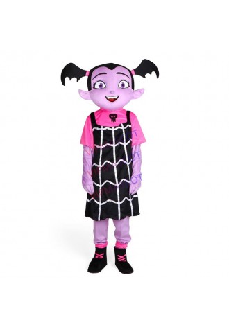 Vampirina mascot costume girl vampire mascot Fancy party dress Cosplay theme mascotte carnival Suit great professional quality