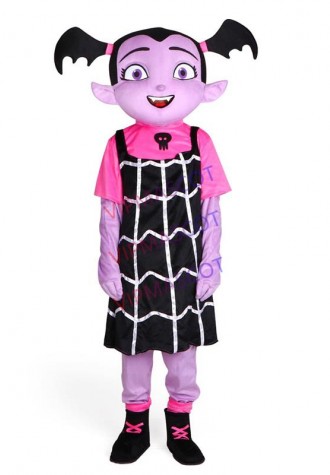 Vampirina mascot costume girl vampire mascot Fancy party dress Cosplay theme mascotte carnival Suit great professional quality