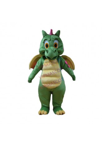 cute green dragon Mascot Costume Halloween party costumes Adult cartoon character mascot costume