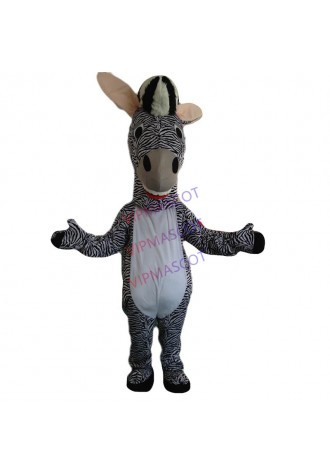 Zebra Mascot Costume Cartoon Character Costume Fancy Dress Costume Halloween Purim Party