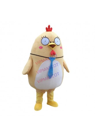 New High Quality Yellow Chicken Mascot Costume Halloween Christmas Funny Animal Chicken Mascot Clothing Adult Size