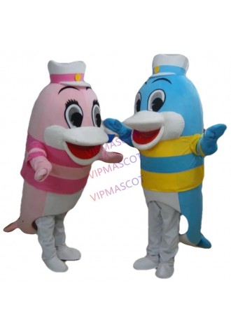 Sea Animal Outfit Lovely Dolphin Mascot Costume Party Costumes Fancy Dress Costumes