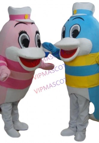 Sea Animal Outfit Lovely Dolphin Mascot Costume Party Costumes Fancy Dress Costumes