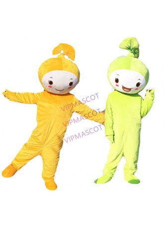 Hot Sale Adult Mascot Costume Cute Big Green Leaf Mascot Halloween Party Costume Dress Cartoon Character Mascot Costume