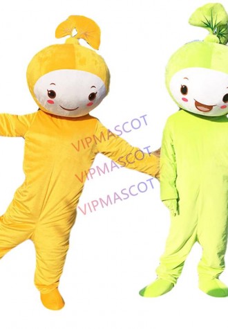Hot Sale Adult Mascot Costume Cute Big Green Leaf Mascot Halloween Party Costume Dress Cartoon Character Mascot Costume