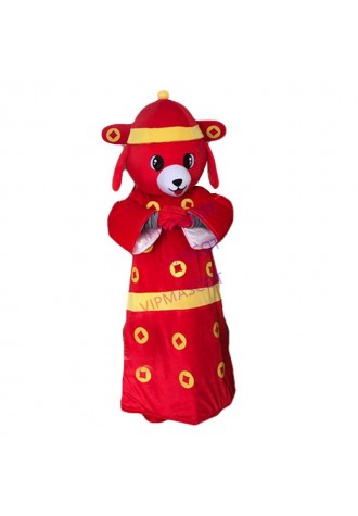 Dog Mascot Character Costume Mascotte Fancy Dress Suit Cartoon Mascot Fancy Dress Christmas Cosplay for Halloween party event