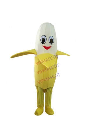 New Quality Adult Size Banana Mascot Costume Fruit War Mascot for Halloween Party Costumes Festival Carnival Cartoon Mascot