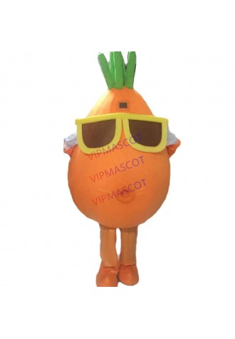 New Mascot Costume Adult Character Costume Mascot As Fashion Free Shipping Cosplay Wear Glasses of Carrots Vegetable Mascot