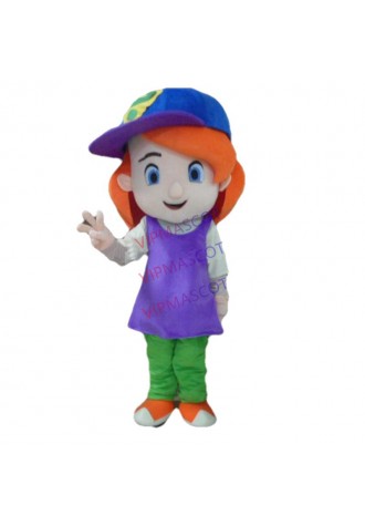 Cool Debby Maiden Mascot Costumes Girl Maid Cartoon Apparel advertisement costumes Halloween Birthday party
