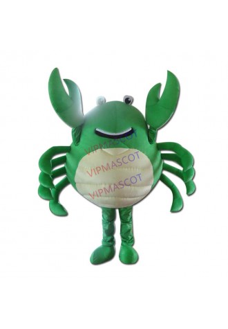 Green Big Crab Character Mascot Costume Cosplay Outfits Adult Size Cartoon Mascot costume For Carnival Festival Commercial Dress
