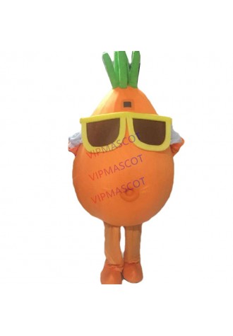 New Mascot Costume Adult Character Costume Mascot As Fashion Free Shipping Cosplay Wear Glasses of Carrots Vegetable Mascot