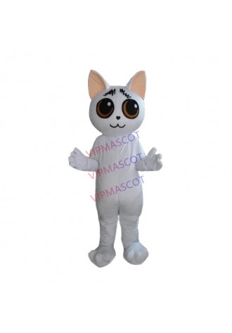 White Duomi Cat Mascot Costume Cosplay Outfits Adult Size Shrimp Cartoon Mascot costume For Carnival Festival Commercial Dress