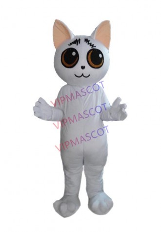 White Duomi Cat Mascot Costume Cosplay Outfits Adult Size Shrimp Cartoon Mascot costume For Carnival Festival Commercial Dress