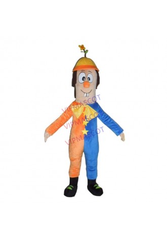 Funny Clown Costume Cosplay Outfits Adult Size Cartoon Mascot costume For Carnival Festival Commercial Dress