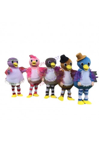 Duck Mascot Costume Cute Cartoon Cosplay Custom Duck Cosplay Outfits Adult Size Mascotte Christmas Party Suits