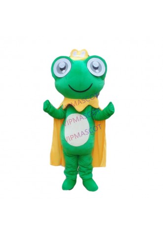 Hot Sale Frog Mascot Costume Halloween Cartoon for Birthday Party Funny Dress Mascot