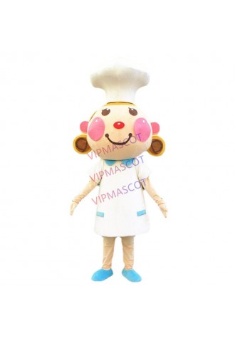 The Girls Mascot Costume Cooker Mascot Costumes Adult Size for Halloween Party Outfits Supermarket Ceremonial Advertising Event