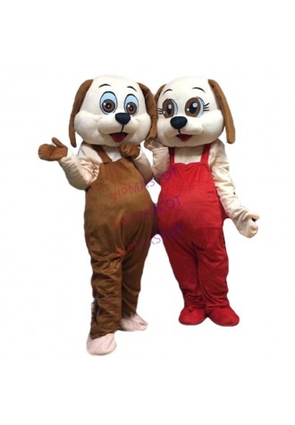 Dog Mascot Character Costume Mascotte Costume Fancy Dress Suit Cartoon Mascot Apparel