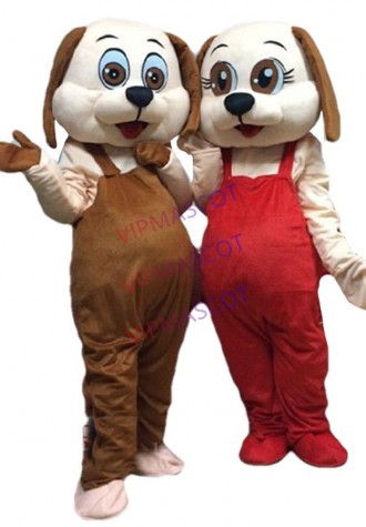 Dog Mascot Character Costume Mascotte Costume Fancy Dress Suit Cartoon Mascot Apparel
