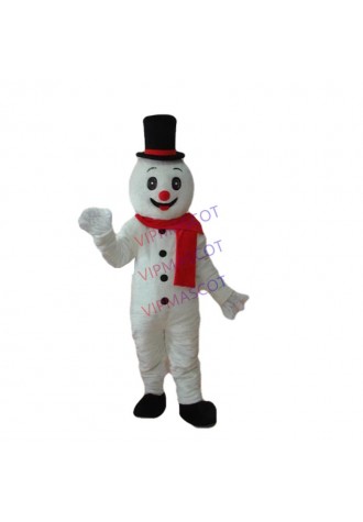 Factory Outlet Snowman Mascot Character Costume Cute mascot costume snowman Mascotte Costume Cartoon party