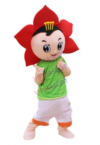 Hot Sale Professional Sunflower Flower Mascot Costume Adult Size Fancy Dress Cosplay for Halloween Party Event