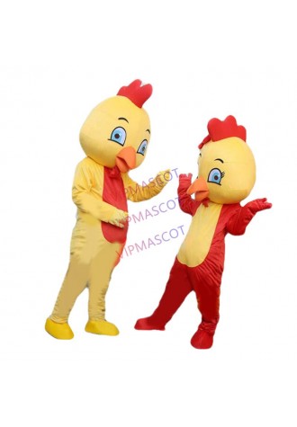 Hot Sale Cartoon Yellow Chick Mascot Costume Adult Custom Fancy Costume Kit Mascotte Theme Fancy Dress Carnival Halloween Suit