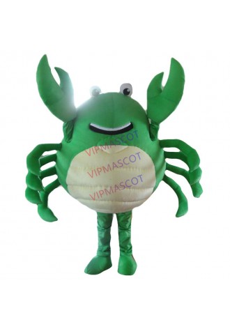 EVA Material green crab Mascot Costumes Unisex cartoon Apparel Cosplay Custom made Adult Size 243