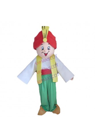 Aladdin mascot costume Lamp god mascot Cartoon Character costume outdoor performance clothing
