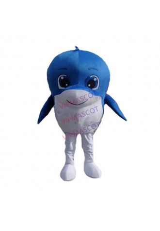 Baby dolphin Mascot Character Costume Fancy Dress Suit Cartoon Birthday party performance props Chase the mascot costume