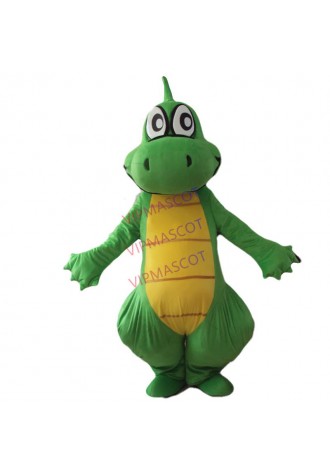 Green Dragon Dinosaur Mascot Costume Fancy Costume Cosplay Mascotte for Adults Gift for Halloween Carnival party