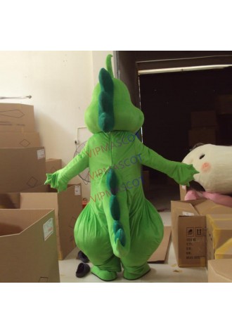 Green Dragon Dinosaur Mascot Costume Fancy Costume Cosplay Mascotte for Adults Gift for Halloween Carnival party