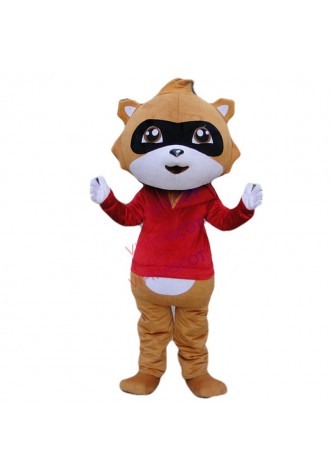 Procyon Lotor Bear Mascot Costume Adult Cartoon Character New Style Newest Anime Suit Art Show Halloween Party Fancy Dress