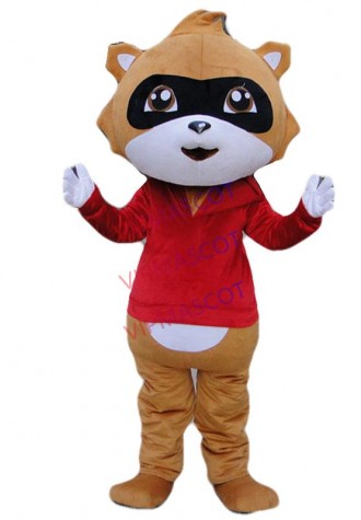 Procyon Lotor Bear Mascot Costume Adult Cartoon Character New Style Newest Anime Suit Art Show Halloween Party Fancy Dress