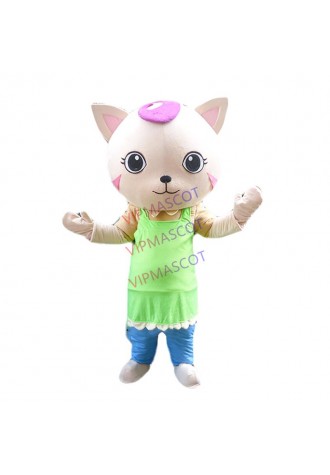 New Best Sale Cute Cat Mascot Costume Christmas Fancy Adult Dress Halloween Mascot Costume