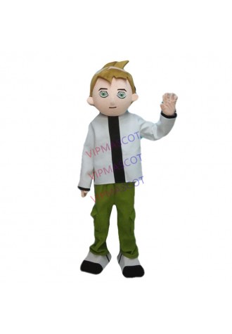 Boy mascot costume cartoon character mascot