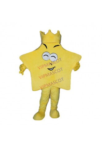 Star mascot costume cartoon figure