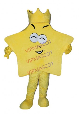 Star mascot costume cartoon figure