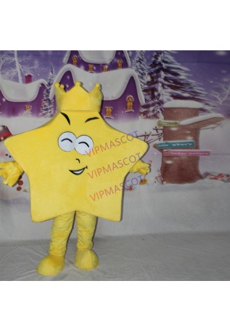 Star mascot costume cartoon figure