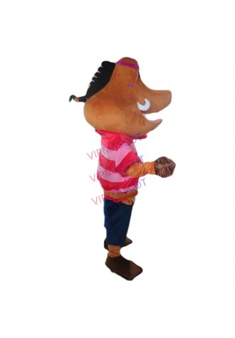 Pig mascot costume cartoon costume birthday party masquerade