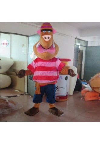 Pig mascot costume cartoon costume birthday party masquerade