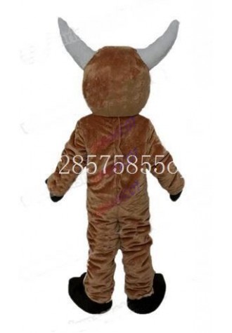 Bull Mascot Costume Halloween Purim party fancy dress brown bull Cosplay Costumes free shipping