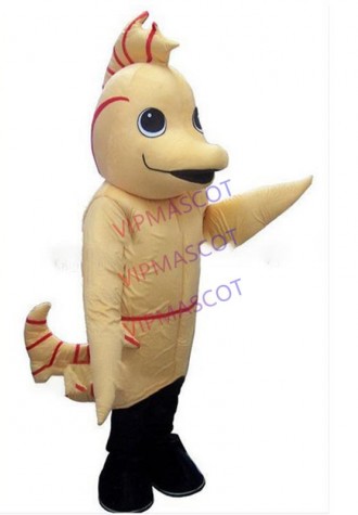 mascot Customized Seafood Mascot Costume Adult Cartoon Character Restaurant Advertising Fish Mascotte Outfit Suit