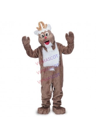 mascot Reindeer Mascot Costume for Christmas Celebration Party Carnival Advertising Best Quality