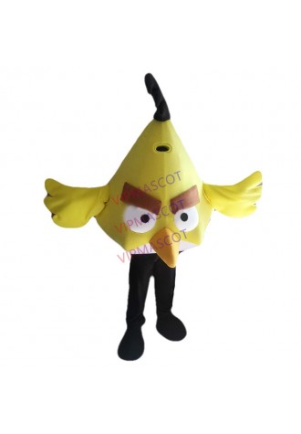 Christmas halloween Yellow Bird Adult Mascot Costume Fancy Outfit Cartoon Character Party Dress Free Shipping
